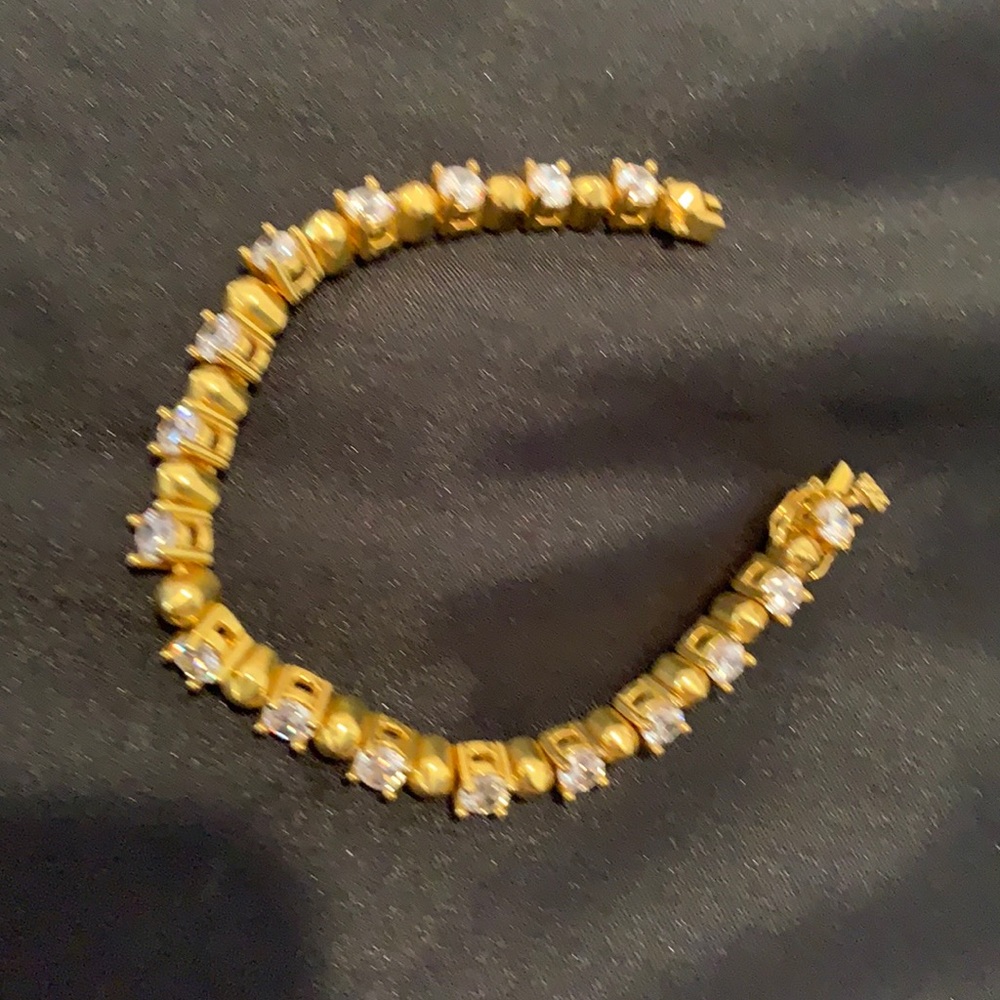 Noir zirconia bracelet